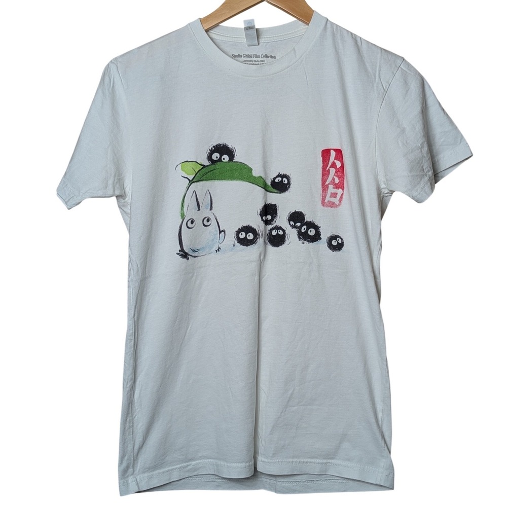 Her Universe Studio Ghibli Totoro T-Shirt Women S White Anime Soot Sprite Tee